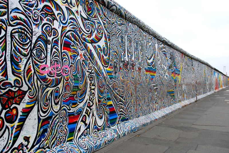 El muro de berlín y su famoso East Side Gallery
