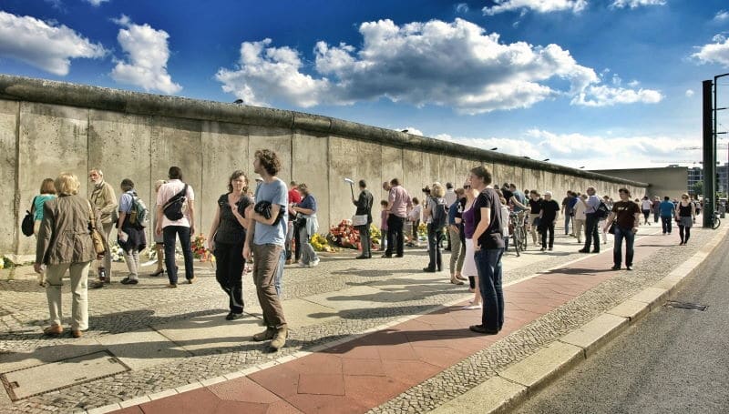 El pasado histórico del muro de Berlín