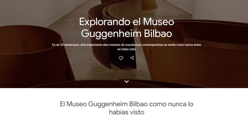 Visita virtual del Museo Guggenheim de Bilbao