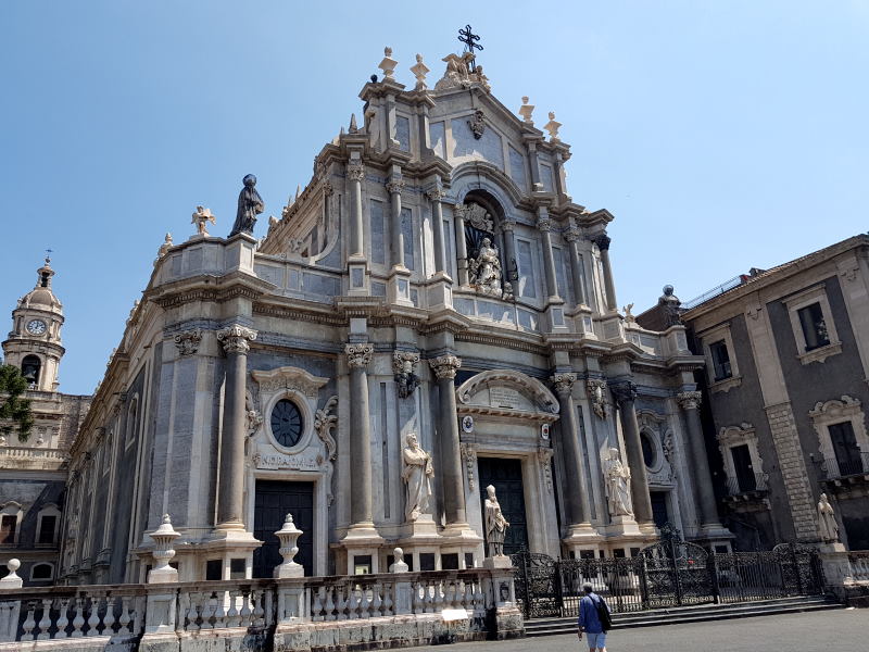 Uno de los símbolos de Catania es la Catedral de Santa Ágata